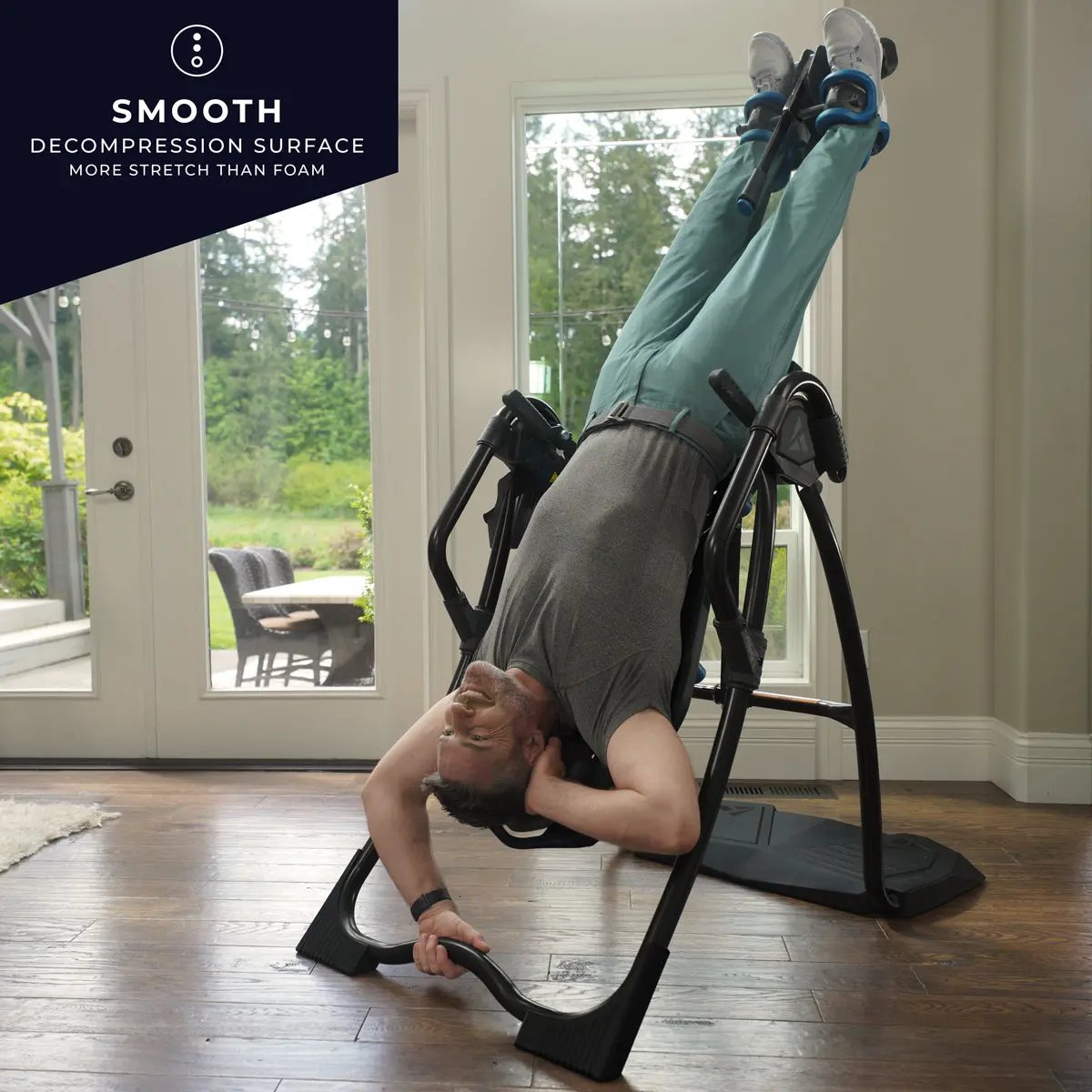 FitSpine LX9 Inversion Table Position 1
