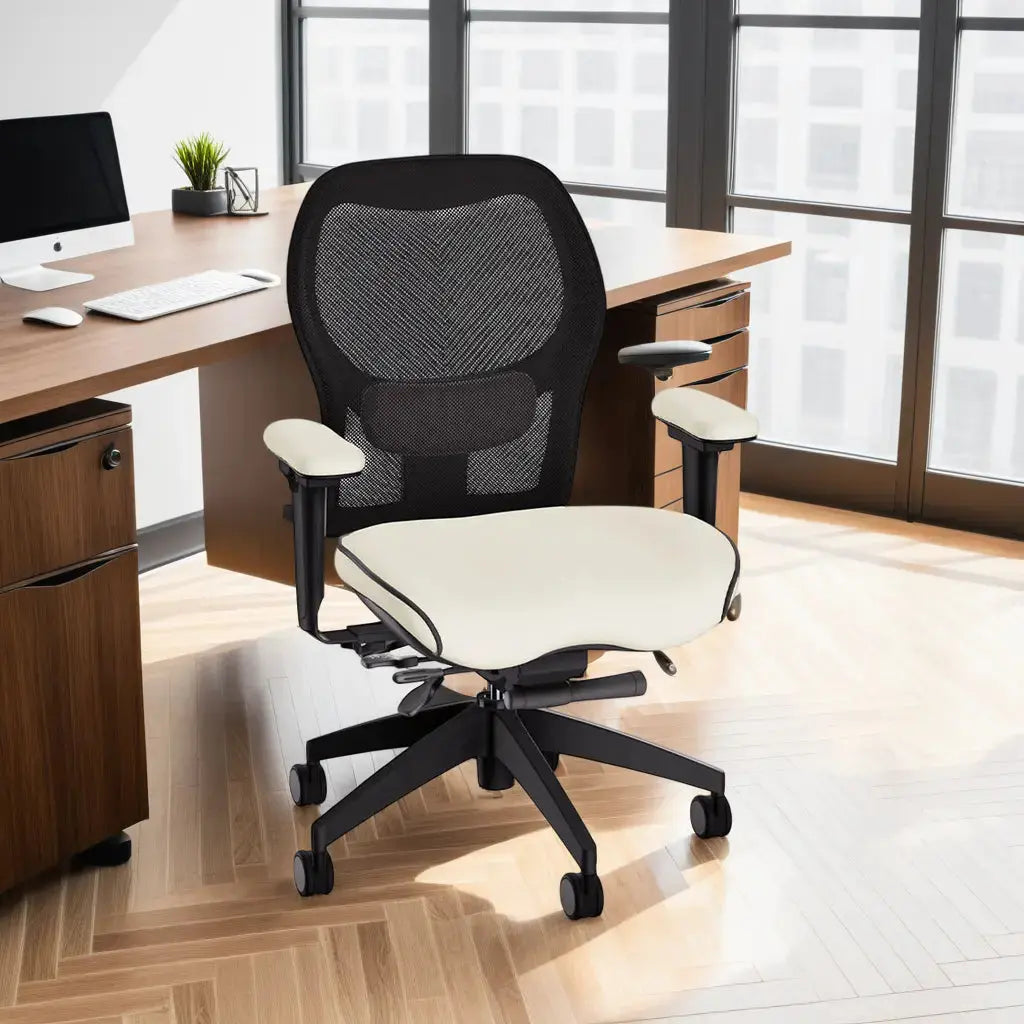 Brezza Ergonomic Mesh Desk Chair (Without Headrest) Position 1