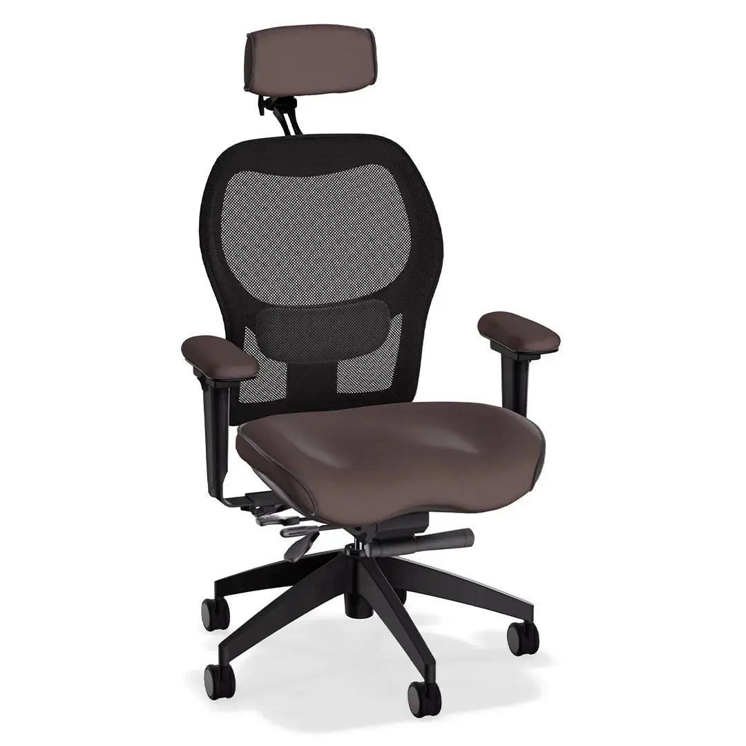 Brezza Ergonomic Mesh Desk Chair (With Headrest) Position 19