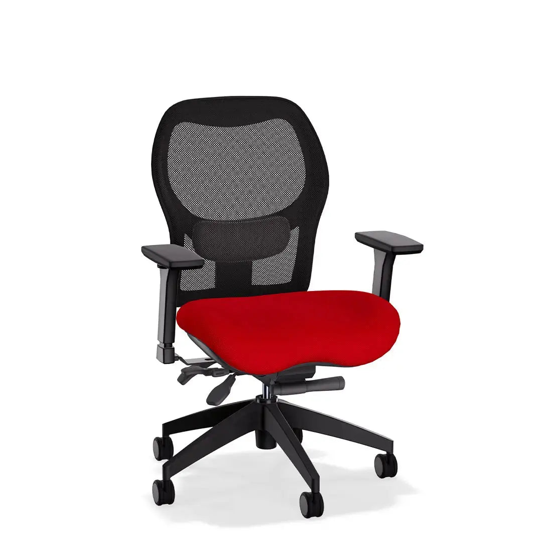 Brezza Ergonomic Mesh Desk Chair (Without Headrest) Position 8