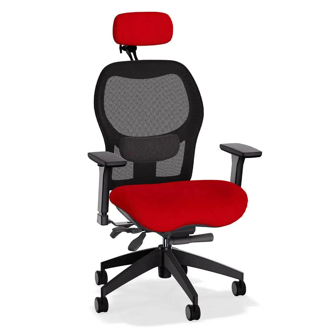 Brezza Ergonomic Mesh Desk Chair (With Headrest) Position 8