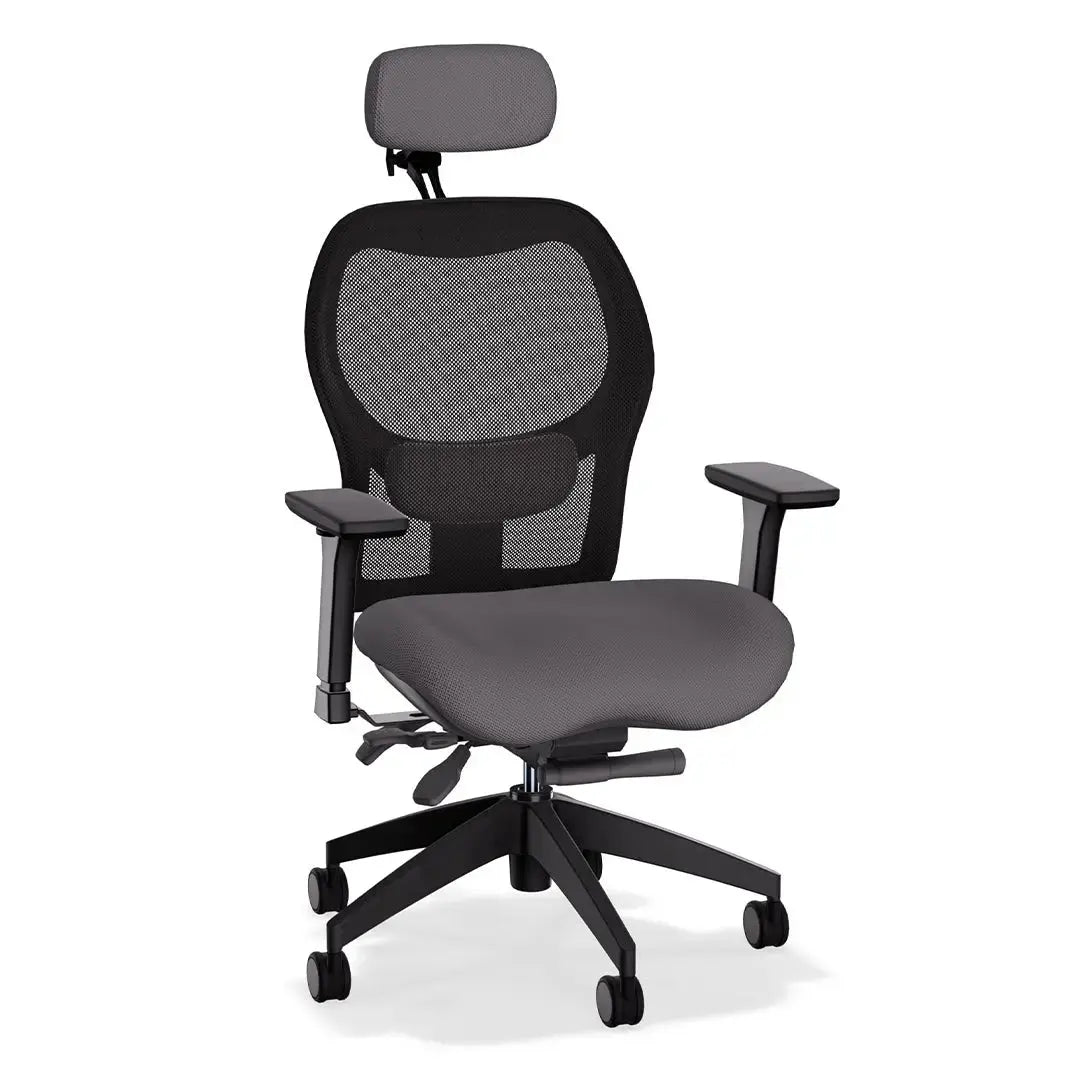 Brezza Ergonomic Mesh Desk Chair (With Headrest) Position 5