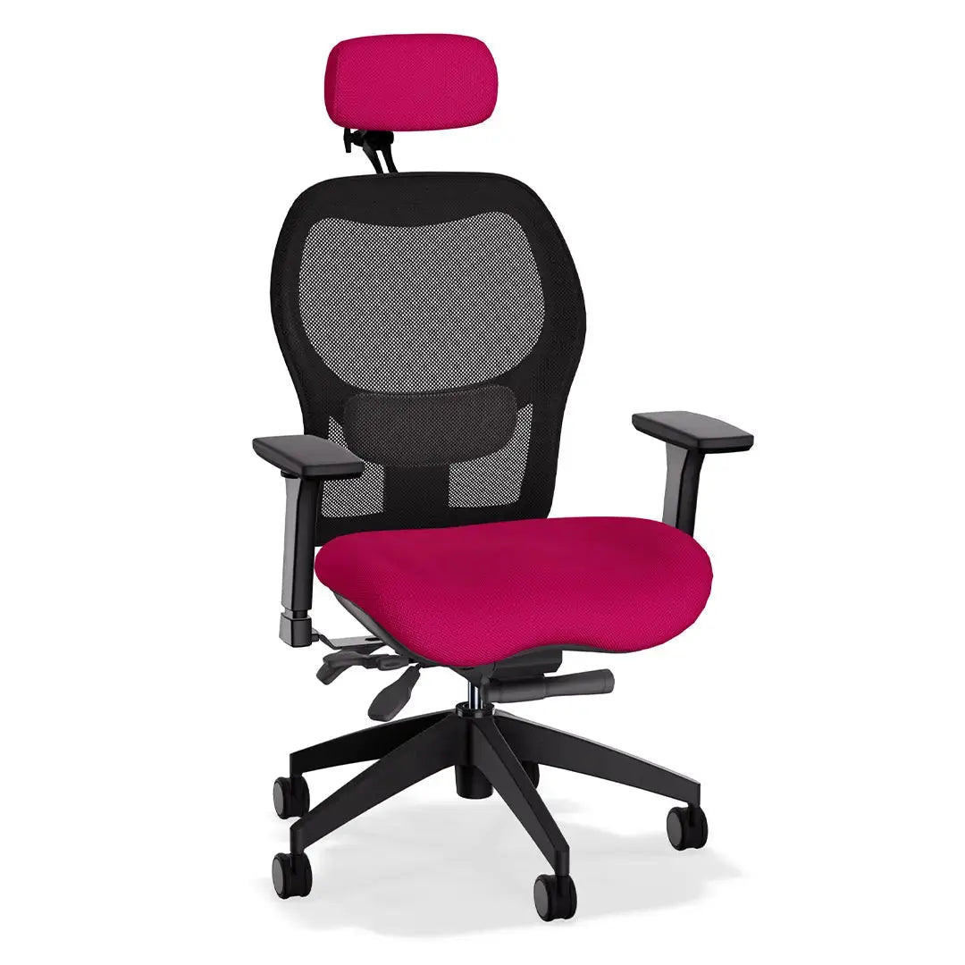 Brezza Ergonomic Mesh Desk Chair (With Headrest) Position 6