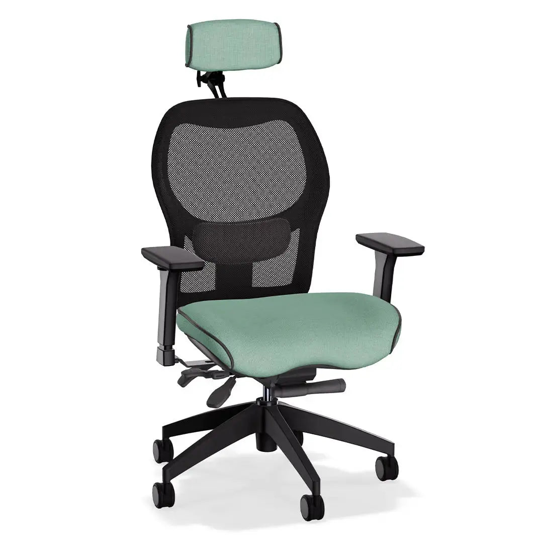 Brezza Ergonomic Mesh Desk Chair (With Headrest) Position 16