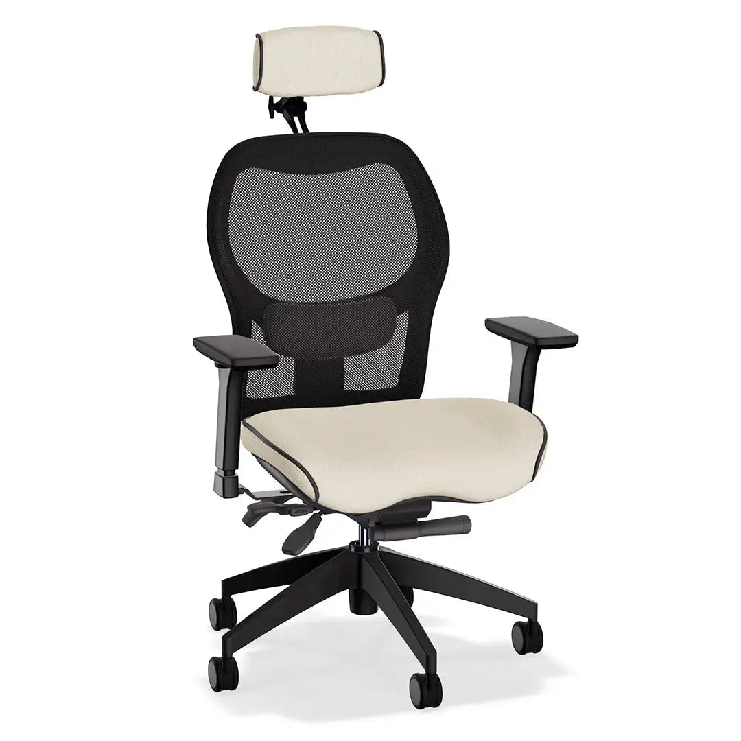 Brezza Ergonomic Mesh Desk Chair (With Headrest) Position 11