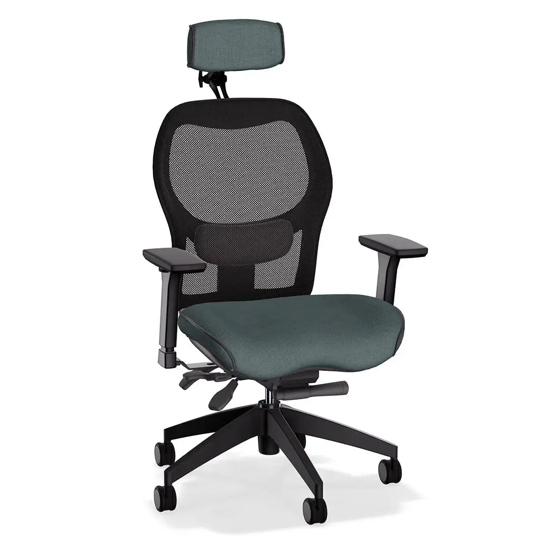 Brezza Ergonomic Mesh Desk Chair (With Headrest) Position 15
