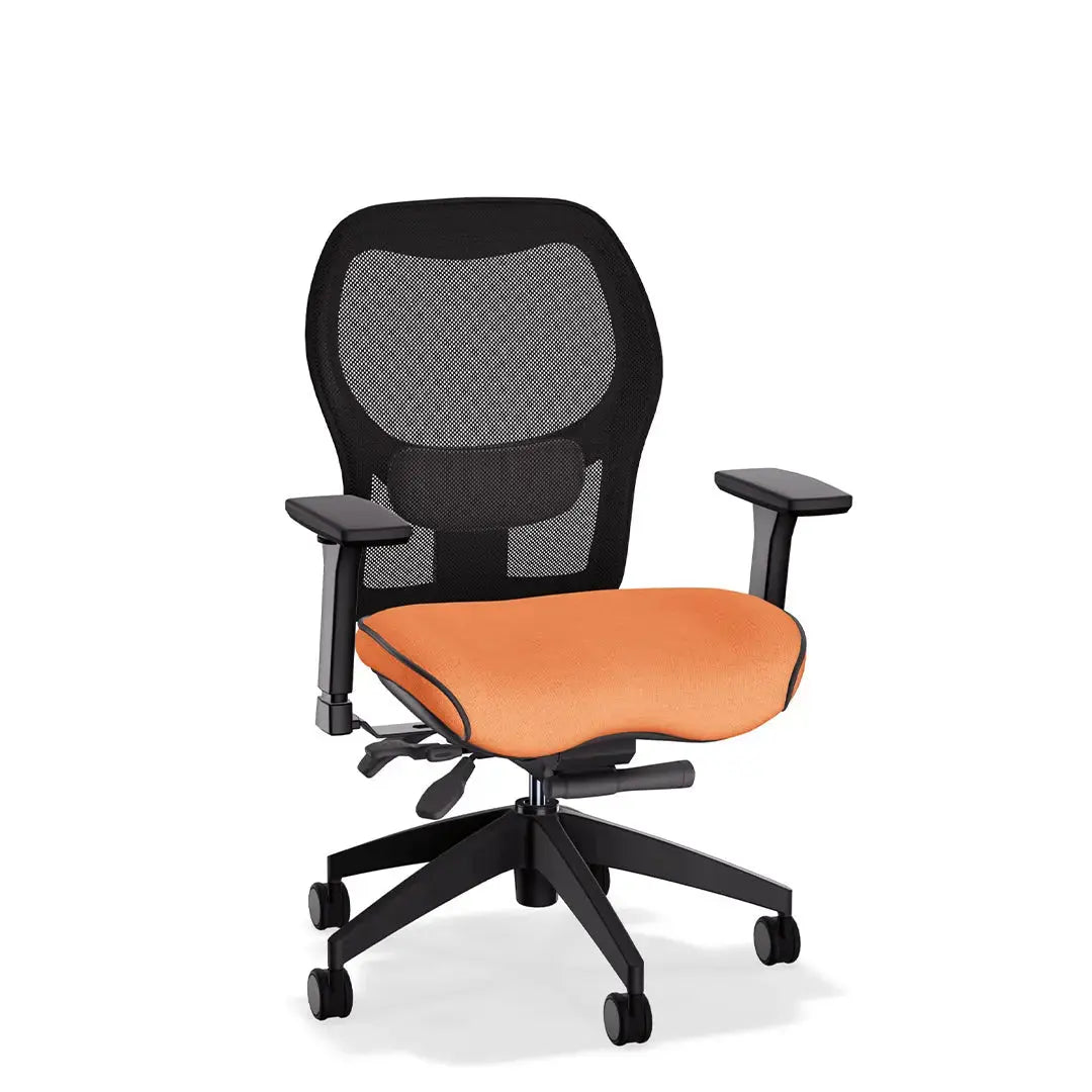 Brezza Ergonomic Mesh Desk Chair (Without Headrest) Position 12