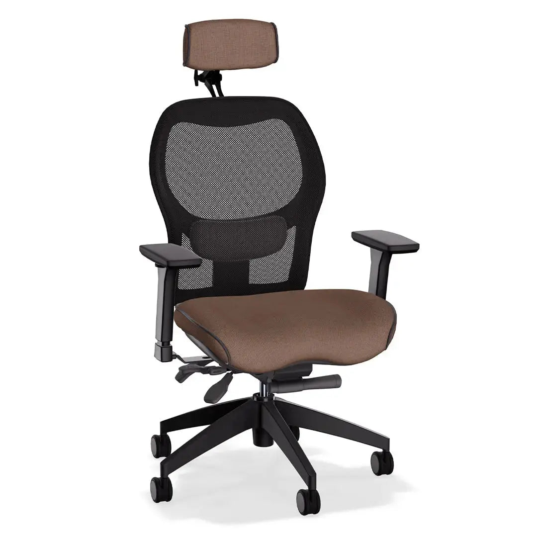 Brezza Ergonomic Mesh Desk Chair (With Headrest) Position 13
