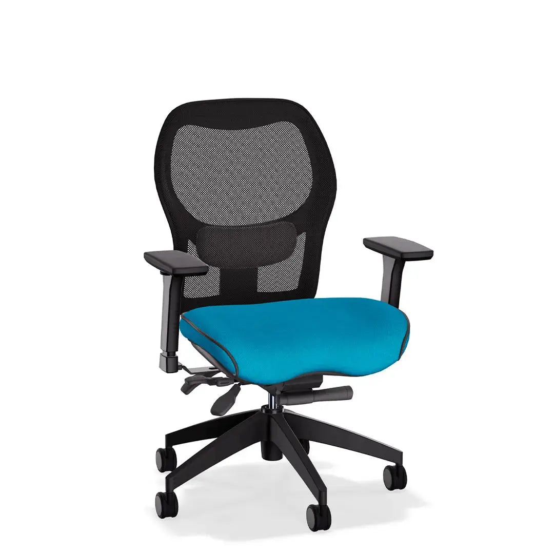Brezza Ergonomic Mesh Desk Chair (Without Headrest) Position 14