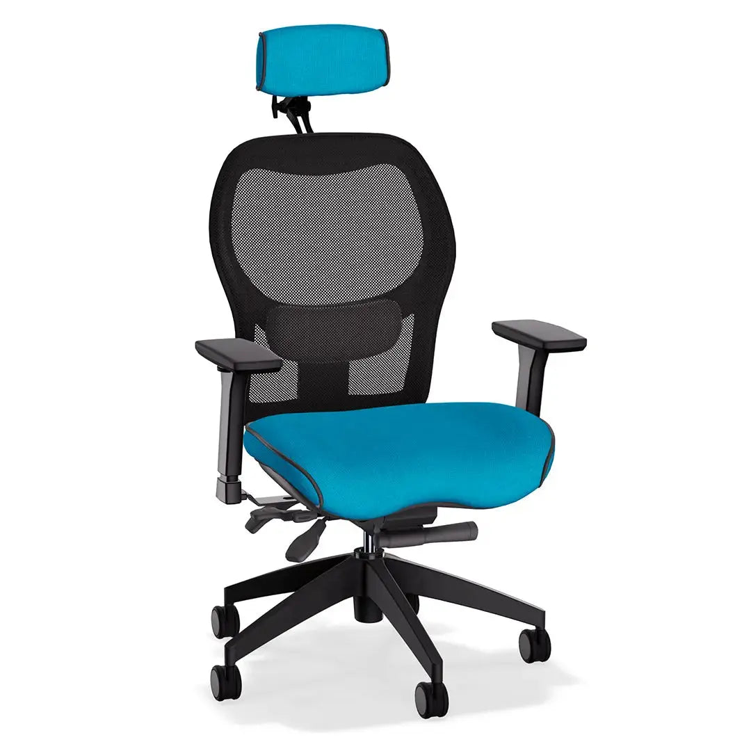 Brezza Ergonomic Mesh Desk Chair (With Headrest) Position 14