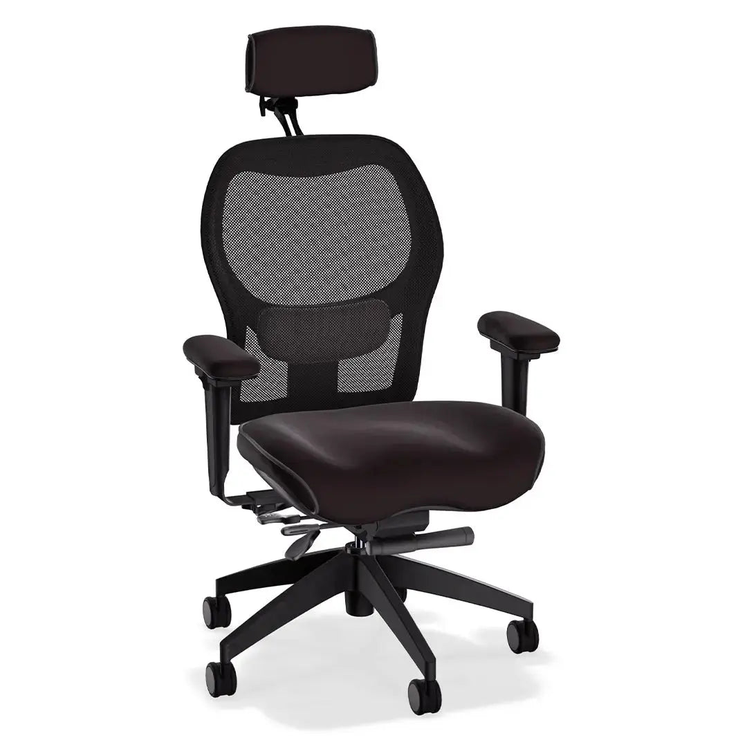 Brezza Ergonomic Mesh Desk Chair (With Headrest) Position 25