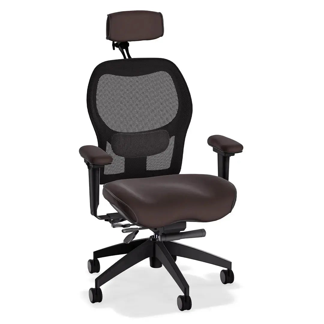 Brezza Ergonomic Mesh Desk Chair (With Headrest) Position 28