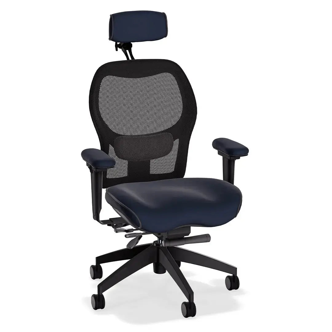 Brezza Ergonomic Mesh Desk Chair (With Headrest) Position 30