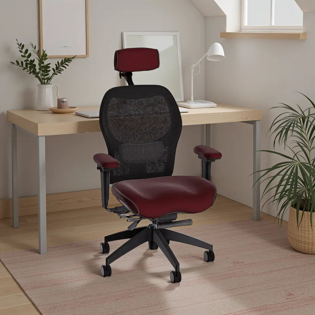 Brezza Ergonomic Mesh Desk Chair (With Headrest) Position 1