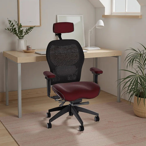 Brezza Ergonomic Mesh Desk Chair (With Headrest) Position 1