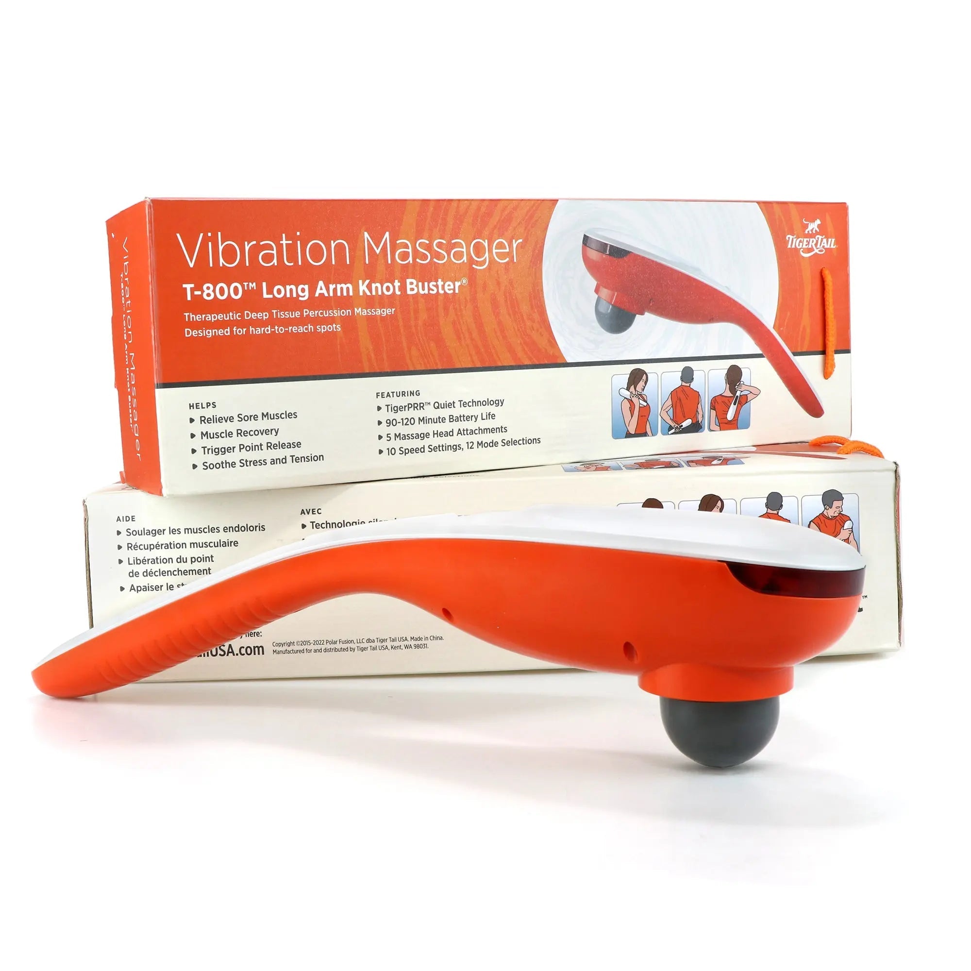 T-800 Long Arm Knot Buster Vibration Massager Position 5